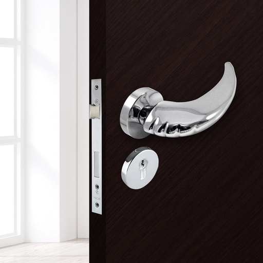 TERRESTRIAL EURO LEVER SET - SOLID STAINLESS STEEL CMH605