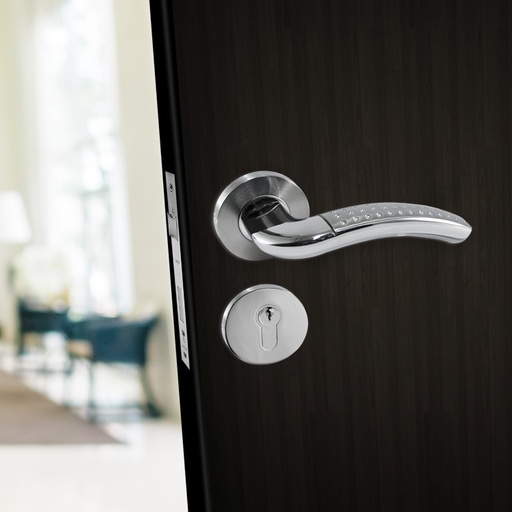 [CMH048] VENTI EURO LEVER SET - STAINLESS STEEL CMH048