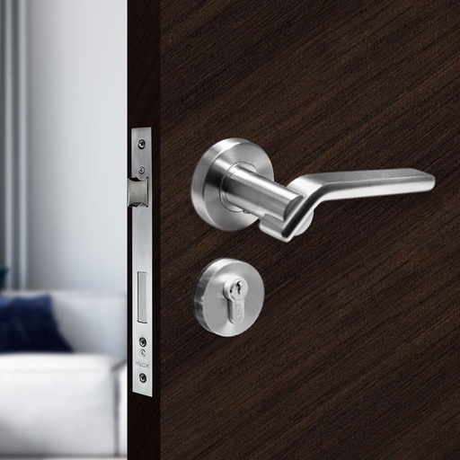 [CMH040] ARTEAGA EURO LEVER SET - HOLLOW STAINLESS STEEL CMH040