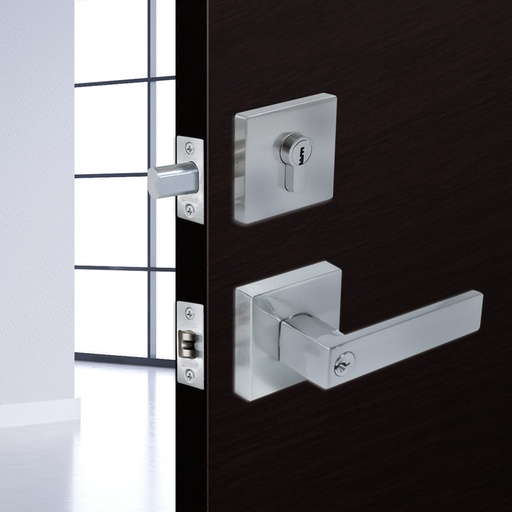 HIGH SECURITY SQUARE DEADBOLT - DOUBLE SIDED CYLINDER AND THUMB TURN CYLINDER - MOD. SD0