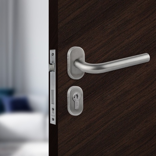 [SL500] LOW PROFILE MORTISE LOCK WITH DEAD BOLT - 304 STAINLESS STEEL MOD.SL500