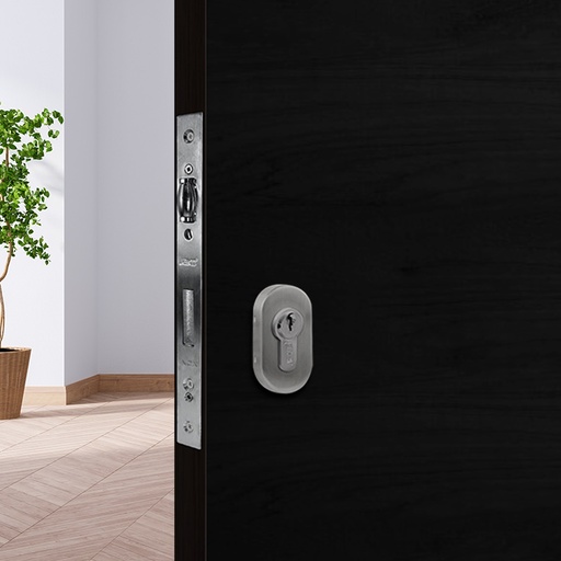 [SR500] LOW PROFILE MORTISE LOCK WITH DEAD BOLT - 304 STAINLESS STEEL MOD. SR500