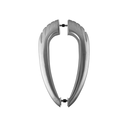 [CHC608] 13-3/4" LENGTH, DOOR PULL BACK-TO-BACK STAINLESS STEEL MOD. CHC608