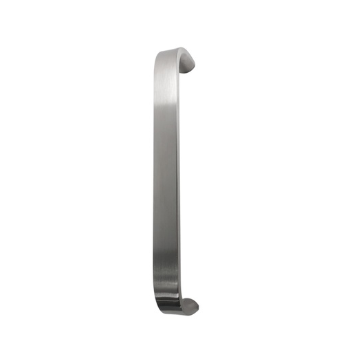 SOLID DOOR PULL EXTERIOR ONLY - SATIN, 304 STAINLESS STEEL MOD. W8105