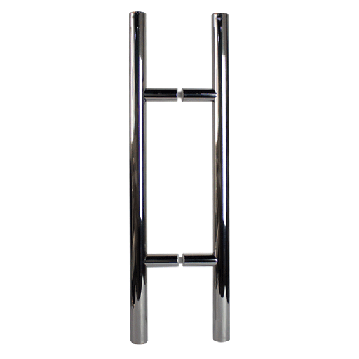 1-1/4” DIAMETER - LADDER PULL HANDLE BACK-TO-BACK - POLISHED FINISH - 304 STAINLESS STEEL - MOD. L20
