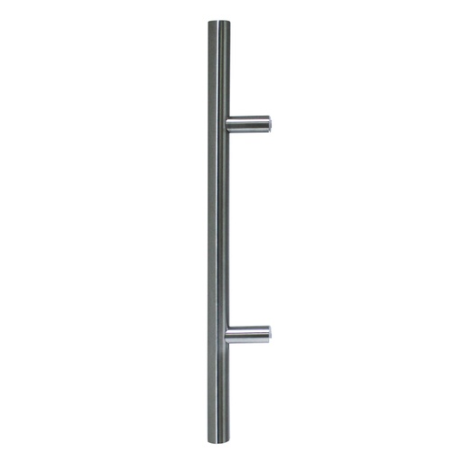 1-1/4” DIAMETER - LADDER PULL HANDLE SINGLE-SIDED - SATIN STAINLESS STEEL - MOD. L20