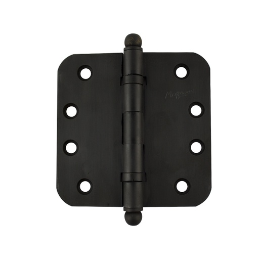 [13-4040BBORB] FULL MORTISE RADIUS BUTT HINGE - SOLID BRASS - MOD. 13-4040BORB