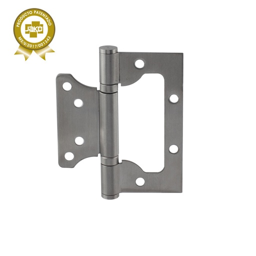 [CMJ2407] BI-FOLDING NON-MORTISE HINGE - 304 STAINLESS STEEL - 4&quot;x2-3/16&quot;x1/16&quot; - MOD. CMJ2407