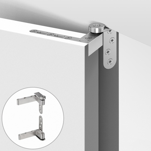 JNF - One-way Door Pivot Hinge - Stainless Steel - Max. 88 lbs - Model JK05207