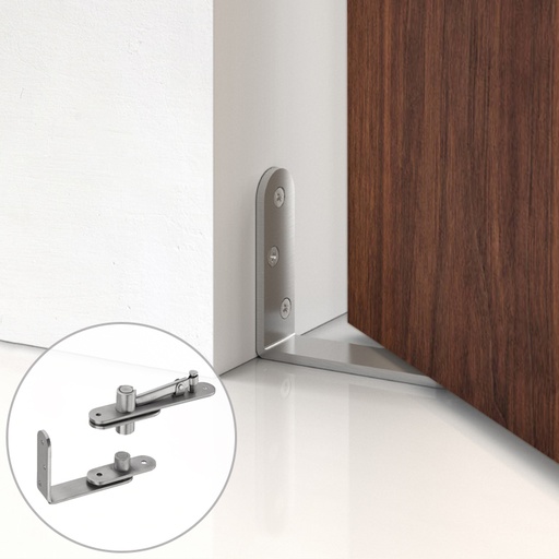[JK05195] JNF - Pivot Hinge For Swinging Doors - Stainless Steel - Max. 176 lbs - Model JK05195