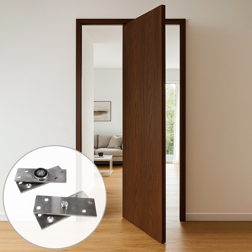 [2503INOX] Door Pivot Hinge - Max. 110 lbs - Stainless Steel - Model 2503INOX