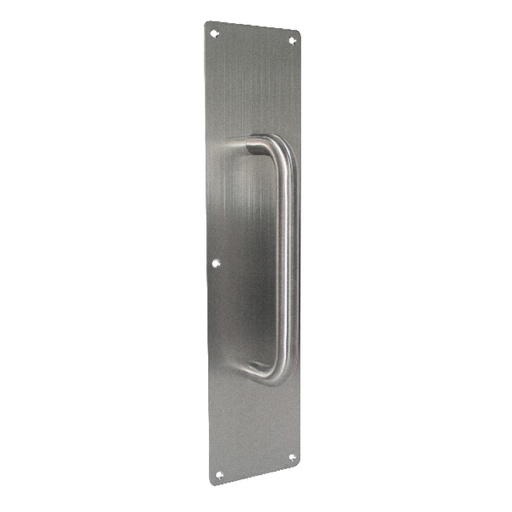 [PJ107400SS] PUSH AND PULL PLATE (15-3/4&quot;×4&quot;) - 304 STAINLESS STEEL - MOD. PJ107400SS