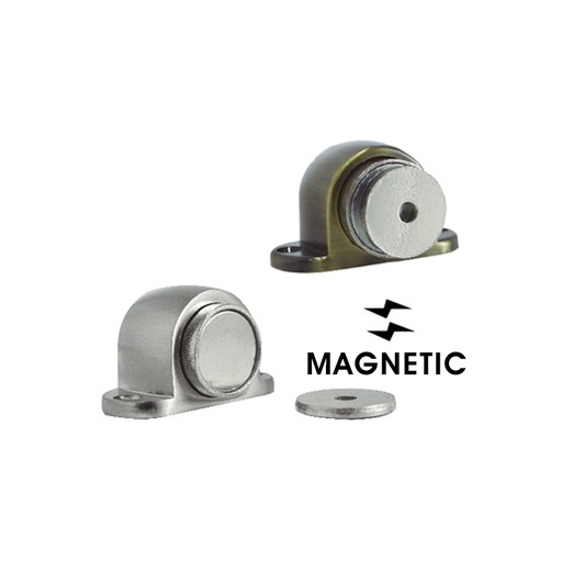 FLOOR-MOUNT MAGNETIC DOOR STOP - ZINC ALLOY MOD. 800Z
