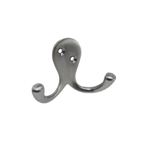 [6745/8017NS] DOUBLE COAT HOOK - BRASS MOD. 6745/8017