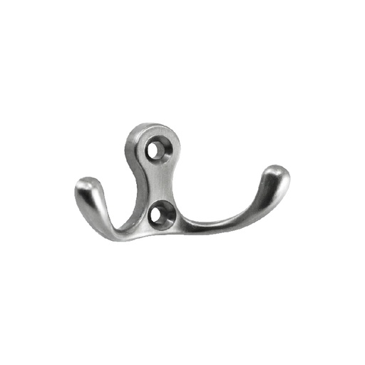 [CMHD104] DOUBLE COAT HOOK - ZINC ALLOY MOD. CMHD104