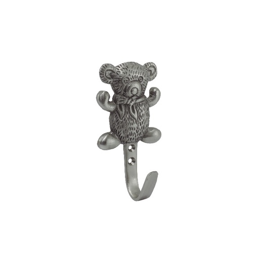 [6729NS] BEAR COAT HOOK - BRASS MOD. 6729NS