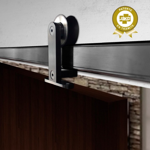 &quot;MODERNO&quot; SERIES WITH SOFT STOP SYSTEM - BARN DOOR HARDWARE KIT - 176 LBS - MOD. CY-W1000