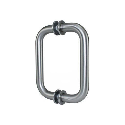 3/4&quot; ROUND TRADITIONAL BACK-TO-BACK PULL HANDLE (6&quot;, 8&quot;) - STAINLESS STEEL - MOD. L18