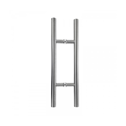 3/4&quot; DIAMETER - (10&quot;, 12&quot;) LADDER PULL HANDLE BACK-TO-BACK - STAINLESS STEEL - MOD. L19
