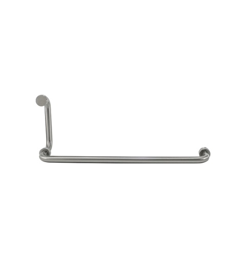 3/4&quot; TRADITIONAL PULL HANDLE / TOWEL BAR COMBO - STAINLESS STEEL MOD.L186X 