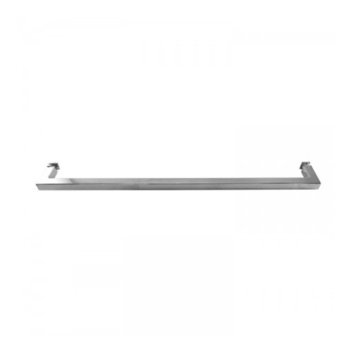 SQUARE SINGLE-SIDED TOWEL BAR - STAINLESS STEEL MOD.L17S (18&quot;, 24&quot;)