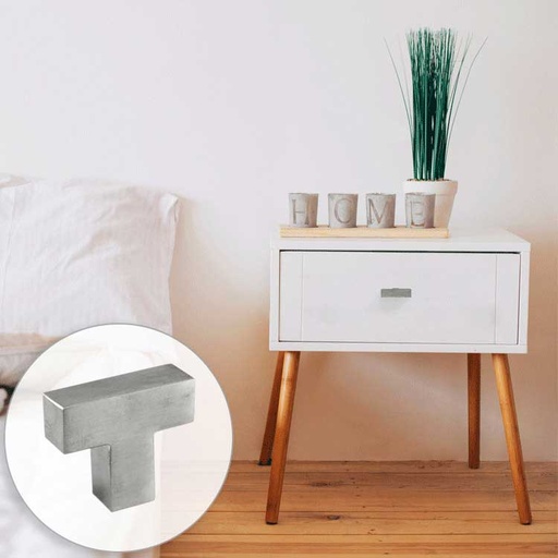 [WFH341] CABINET KNOB - STAINLESS STEEL MOD. WFH341 (1-3/8&quot;)