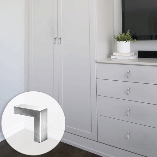 [WFH336] CABINET KNOB - STAINLESS STEEL MOD. WFH336