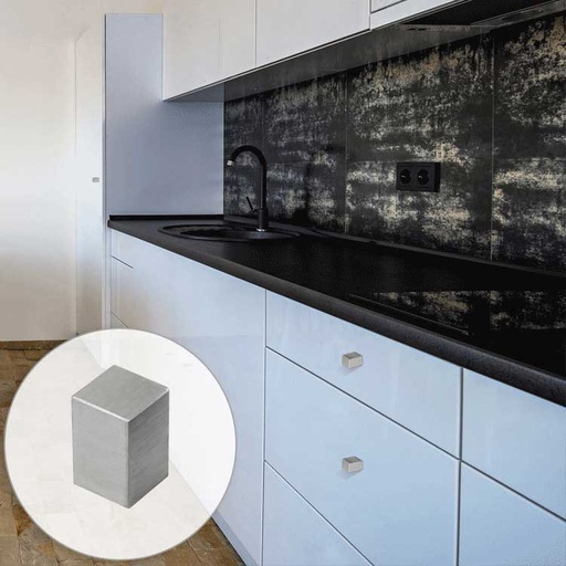 CABINET KNOB - 304 STAINLESS STEEL MOD. W117 (9/16”, 13/16”, 1”)