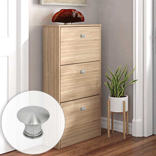 CABINET KNOB - 304 STAINLESS STEEL MOD. W127 (1&quot;, 1-3/16&quot;)