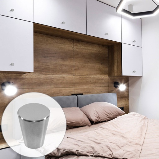 CABINET KNOB - 304 STAINLESS STEEL MOD. W209 (13/16&quot;, 15/16&quot;, 1-1/8&quot;)