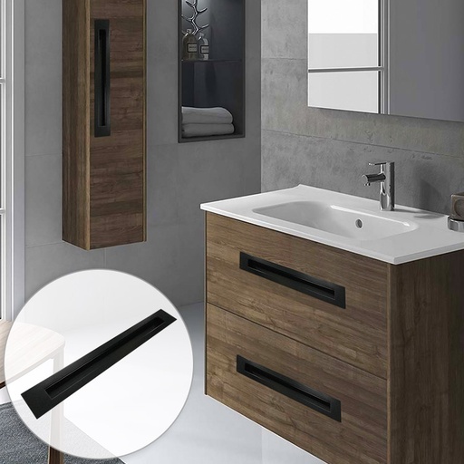 FLUSH PULL HANDLE - 304 STAINLESS STEEL MOD. J903 (15-3/4&quot; - 23-5/8&quot;) 