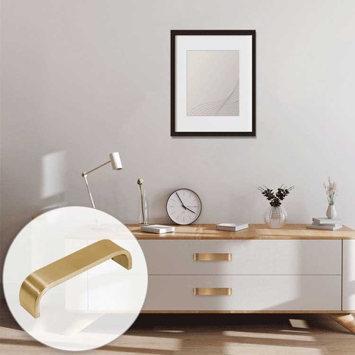 CABINET HANDLE - 304 SOLID STAINLESS STEEL - MOD. W120