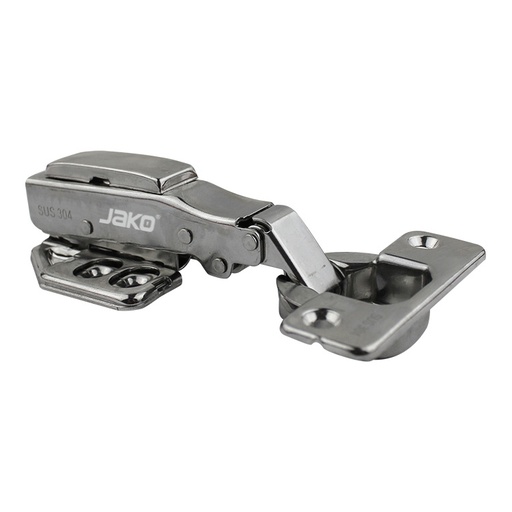110º STAINLESS STEEL HINGE WITH SOFT STOP SYSTEM 1-3/8" (PAIR) MOD. 610-SS304