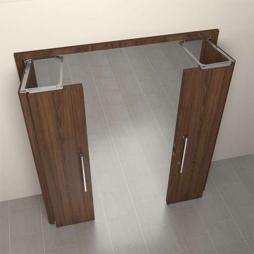 FOLDING DOOR SYSTEM - 440 LBS - MOD. CY-3124