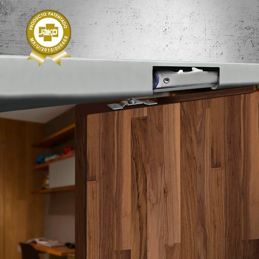 SLIDING DOOR HARDWARE WITH SOFT-CLOSE SYSTEM - 132 LBS - MOD. JM960A