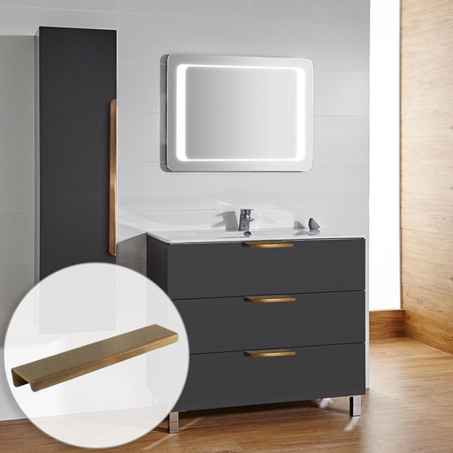 WIN350 CABINET HANDLE - ALUMINUM - MOD. WIN350