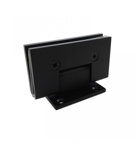 90° WALL MOUNT SHORT BACK PLATE HINGE - SOLID BRASS - MOD. VTR-101B