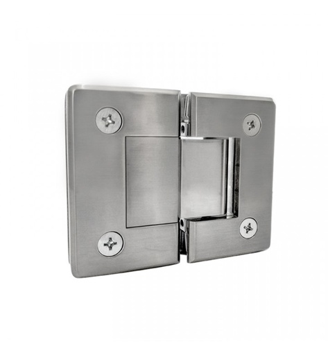 180° GLASS-TO-GLASS HINGE - SOLID BRASS - MOD. VTR-123