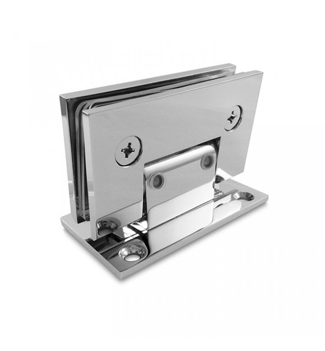 90º WALL MOUNT FULL BACK PLATE HINGE - ADJUSTABLE - SOLID BRASS - MOD. VTR-128