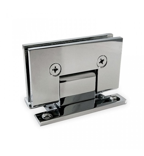 90° WALL MOUNT &quot;H&quot; BACK PLATE HINGE - SOLID BRASS - MOD. VTR-131A