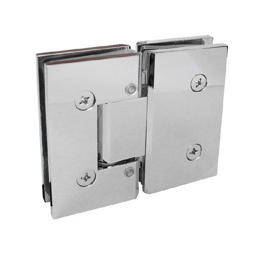[VTR-133ADCP] 180° GLASS-TO-GLASS HINGE ADJUSTABLE - SOLID BRASS - MOD. VTR-133AD