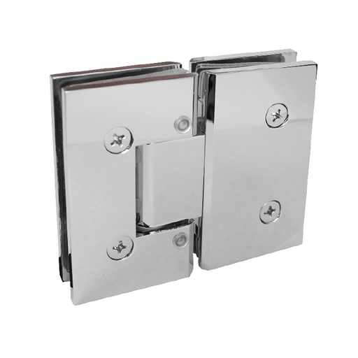 [VTR-133ADCP] 180° GLASS-TO-GLASS HINGE ADJUSTABLE - SOLID BRASS - MOD. VTR-133AD