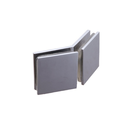 135º OVERSIZE GLASS-TO-GLASS CLAMP - SOLID BRASS MOD. VTR-874