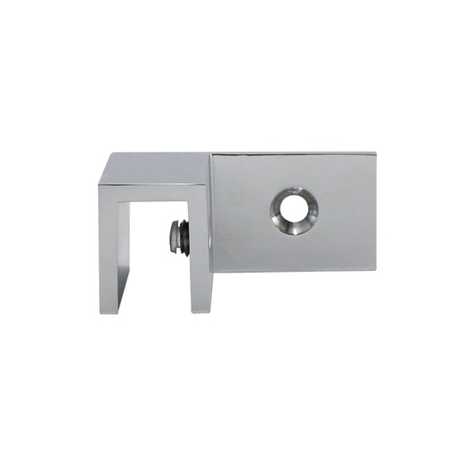 WALL MOUNT &quot;SLEEVE OVER&quot; GLASS CLAMP - BRASS MOD. VTR-B312