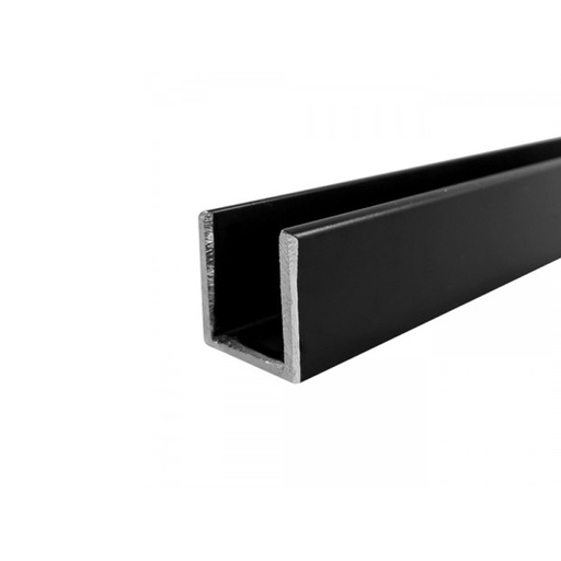 STANDARD &quot;U&quot; CHANNEL FOR 1/2&quot; GLASS - HIGH 3/4&quot; MOD. JK004