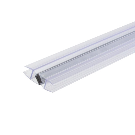 90º MAGNETIC GLASS-TO-GLASS DOOR PROFILE - POLYCARBONATE MOD. PP11