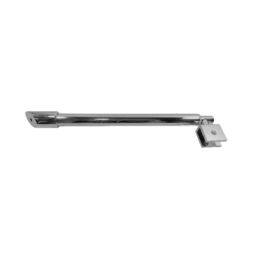 45° WALL MOUNT BAR FOR 5/16”-3/8” GLASS - BRASS MOD. VTR-631