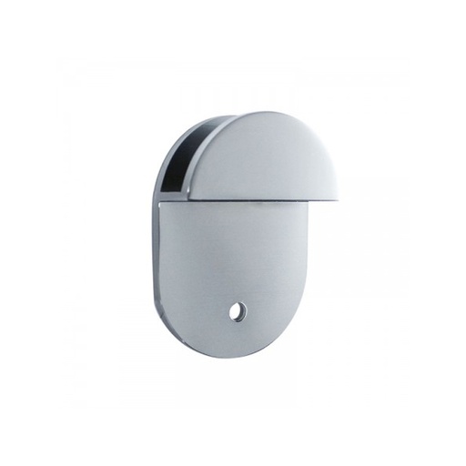 [VTR-B112CP] WALL MOUNT GLASS CLAMP ROUND - BRASS  MOD.VTR-B112CP