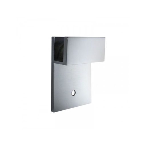 [VTR-B114CP] WALL MOUNT GLASS CLAMP SQUARE - BRASS MOD.VTR-B114CP