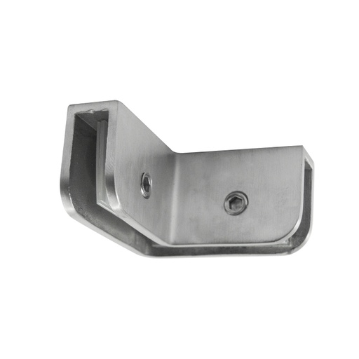 [CY-0114SS] 90º NO-DRILL GLASS CLAMP - STAINLESS STEEL MOD.CY-0114SS